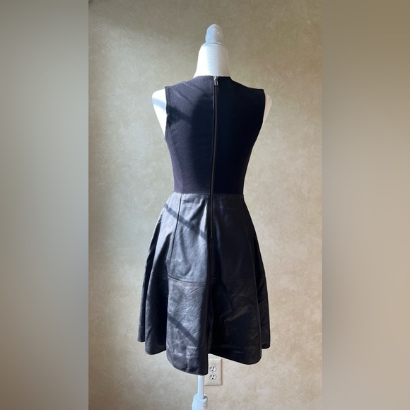 Halogen Black Leather Dress - Picture 2 of 5